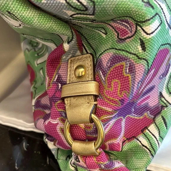 Coach Ashley Floral Art Print Satchel - Picture 6 of 16